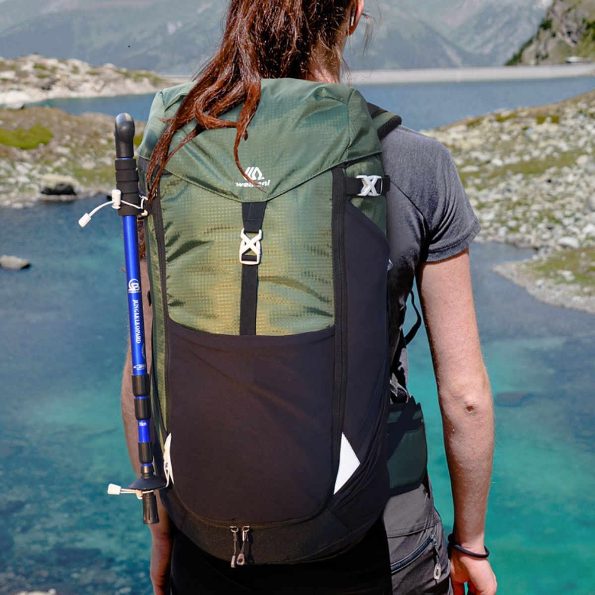 Weikani new outdoor sports mountaineering bag camping backpack Oxford cloth travel backpack 50L large rucksack-Hibobi Premium