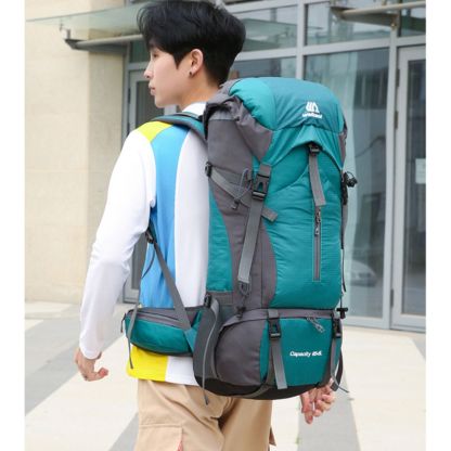 Outdoor sports mountaineering bag 70 liters large capacity backpack hiking camping bag