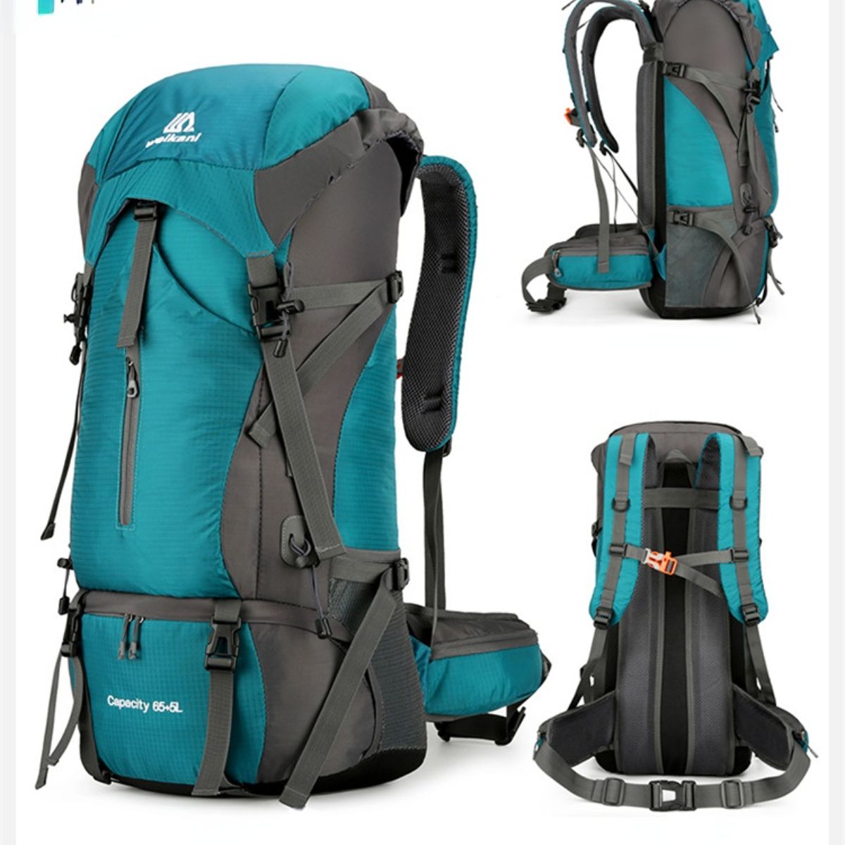 Outdoor sports mountaineering bag 70 liters large capacity backpack hiking camping bag