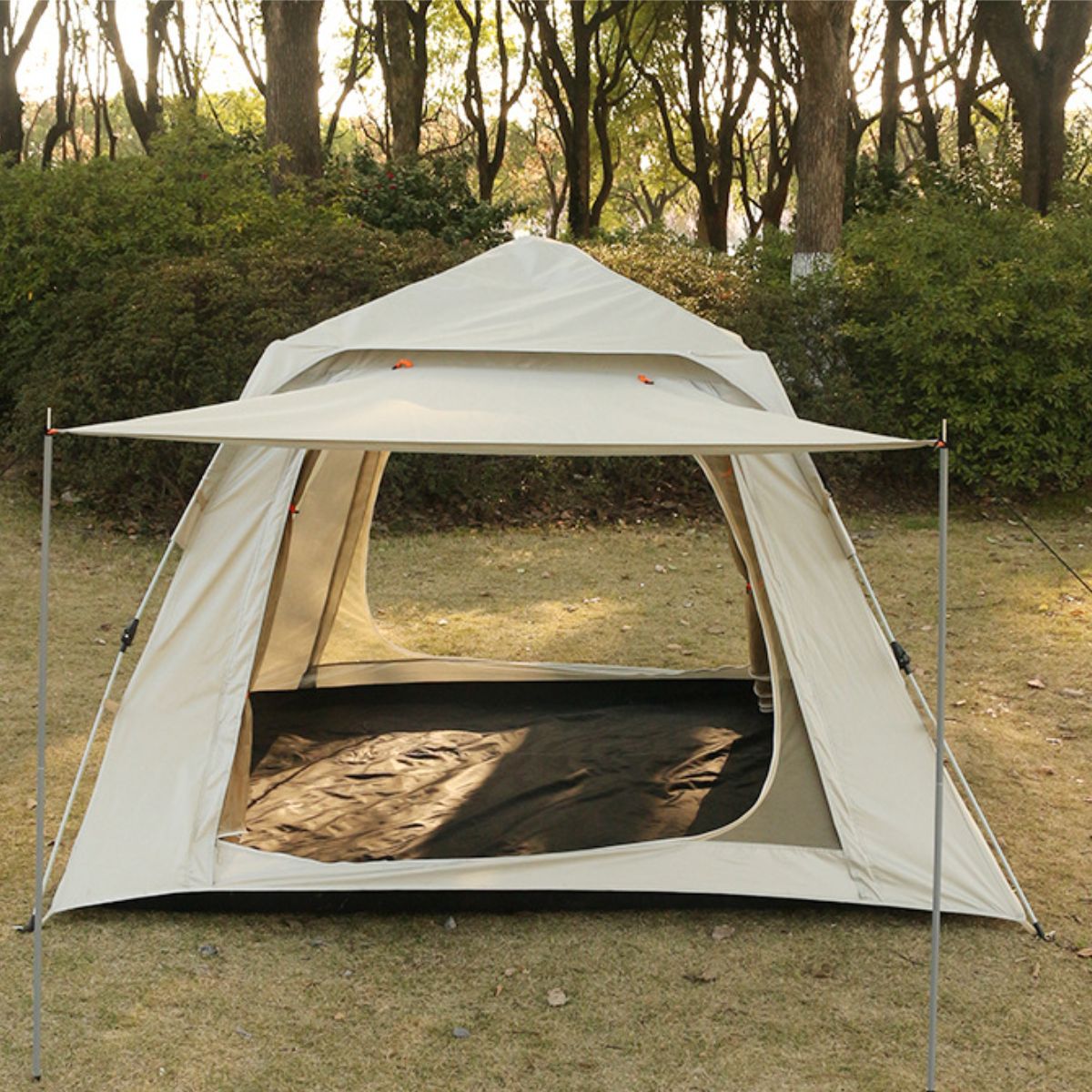 Portable fully automatic camping tent