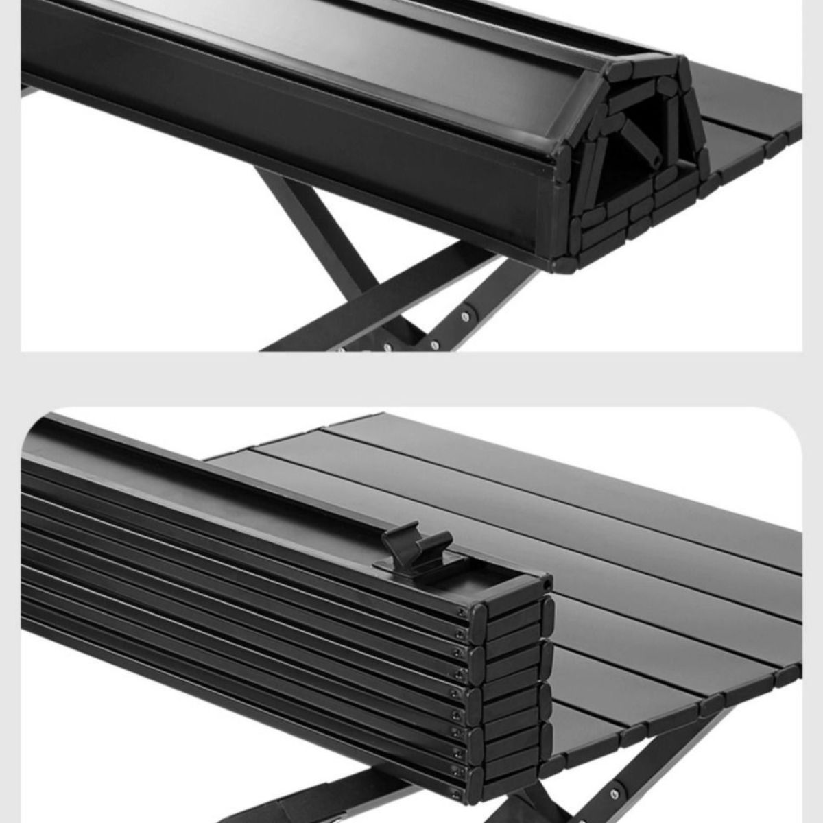 Portable outdoor folding table