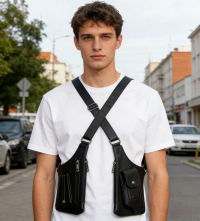 Multifunctional underarm shoulder bag