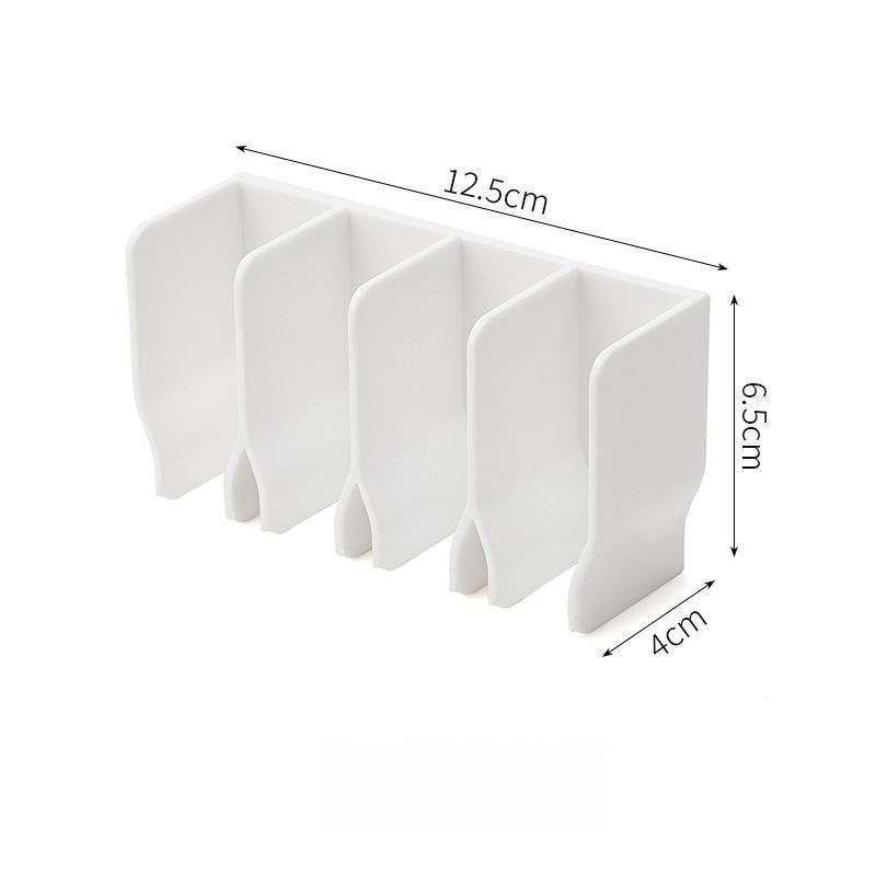 Toothpaste and facial cleanser storage rack