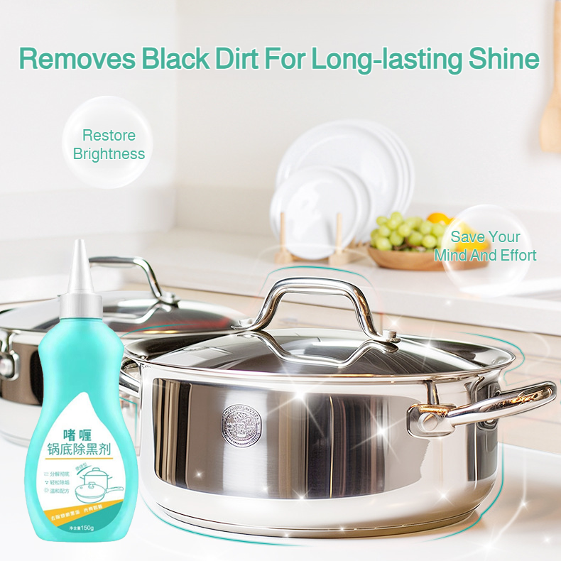 multifunction Pot bottom cleaner stain remover Deep Cleaning Removes Black Scale Without Hurting Kit
