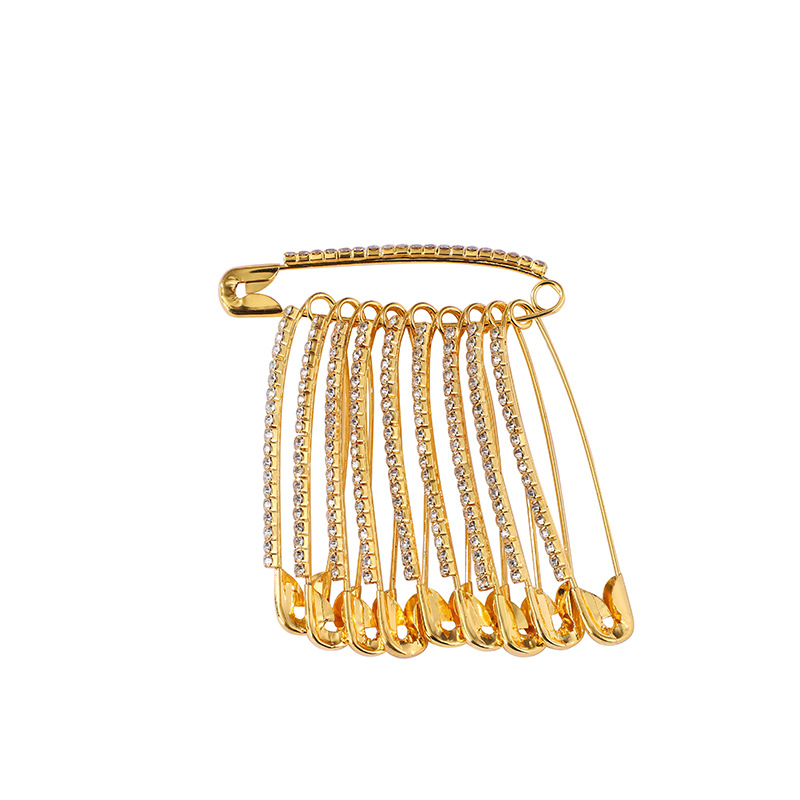 [Fashionable and safe] Simple and advanced rhinestone pin
