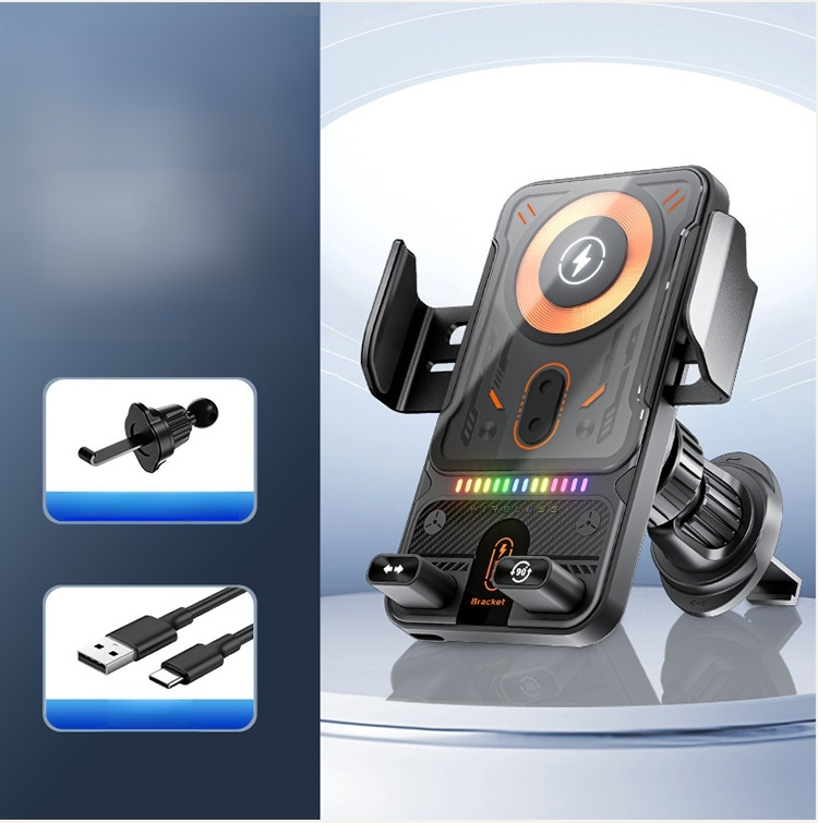 Wireless fast charging car phone holder