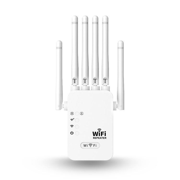 Six-antenna wireless signal amplifier