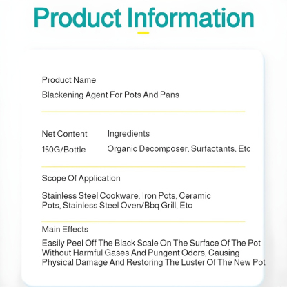 multifunction Pot bottom cleaner stain remover Deep Cleaning Removes Black Scale Without Hurting Kit