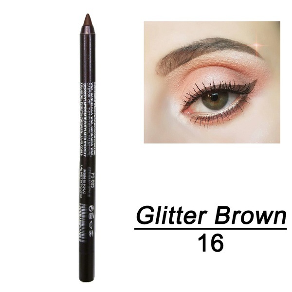 Waterproof highlighting eyeliner
