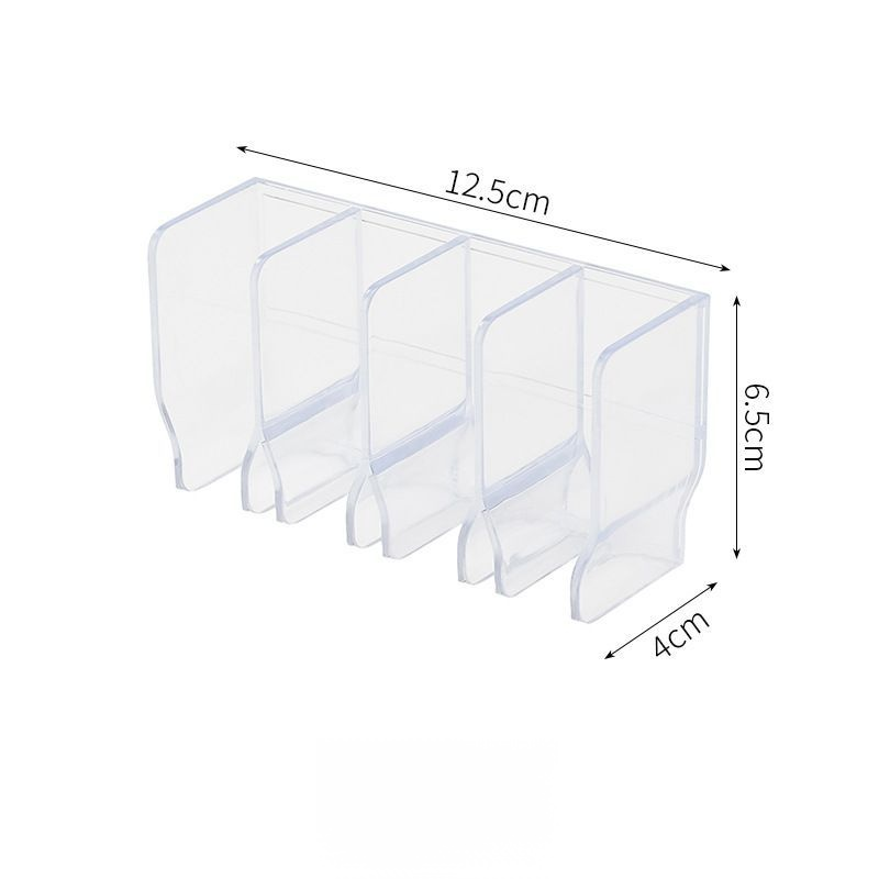 Toothpaste and facial cleanser storage rack