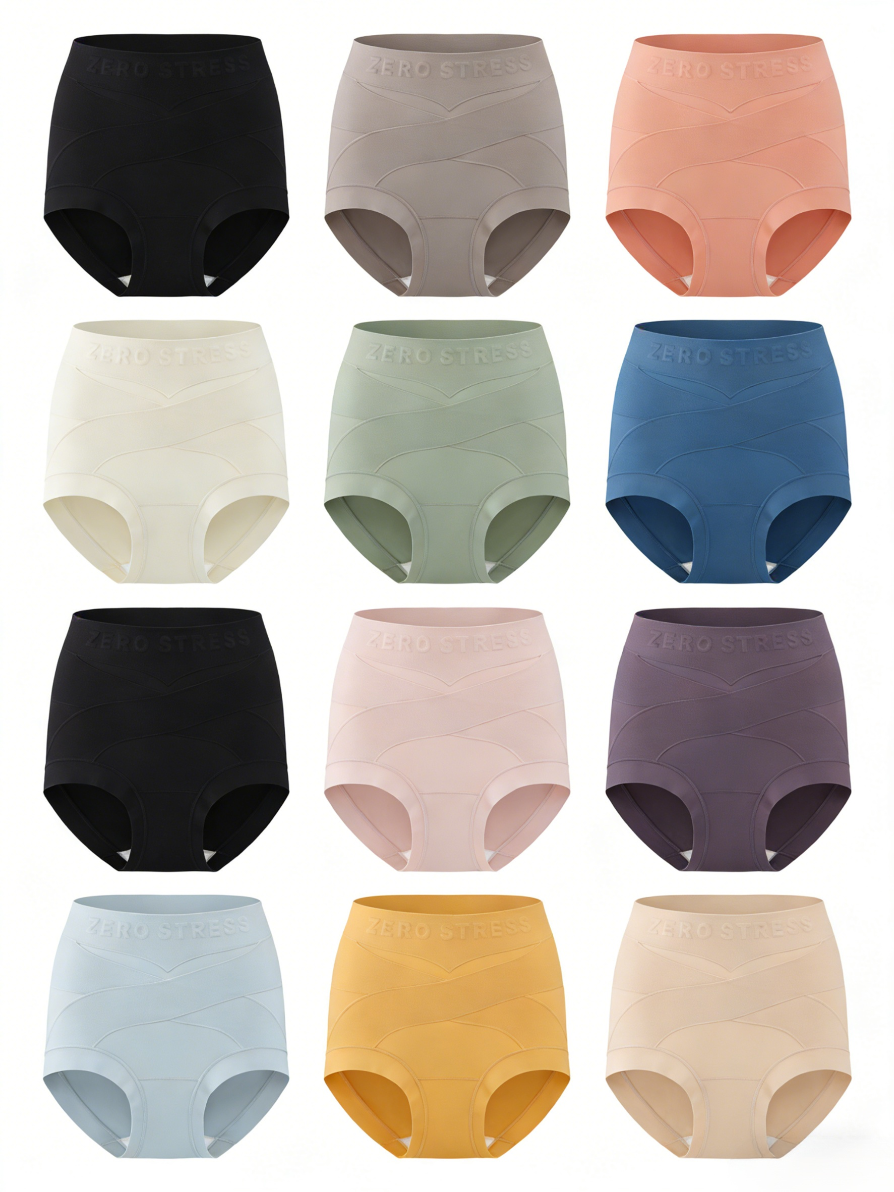 Women's Double Pressurized Warm Velvet Milk Leather Breathable Tummy Tuck Pants