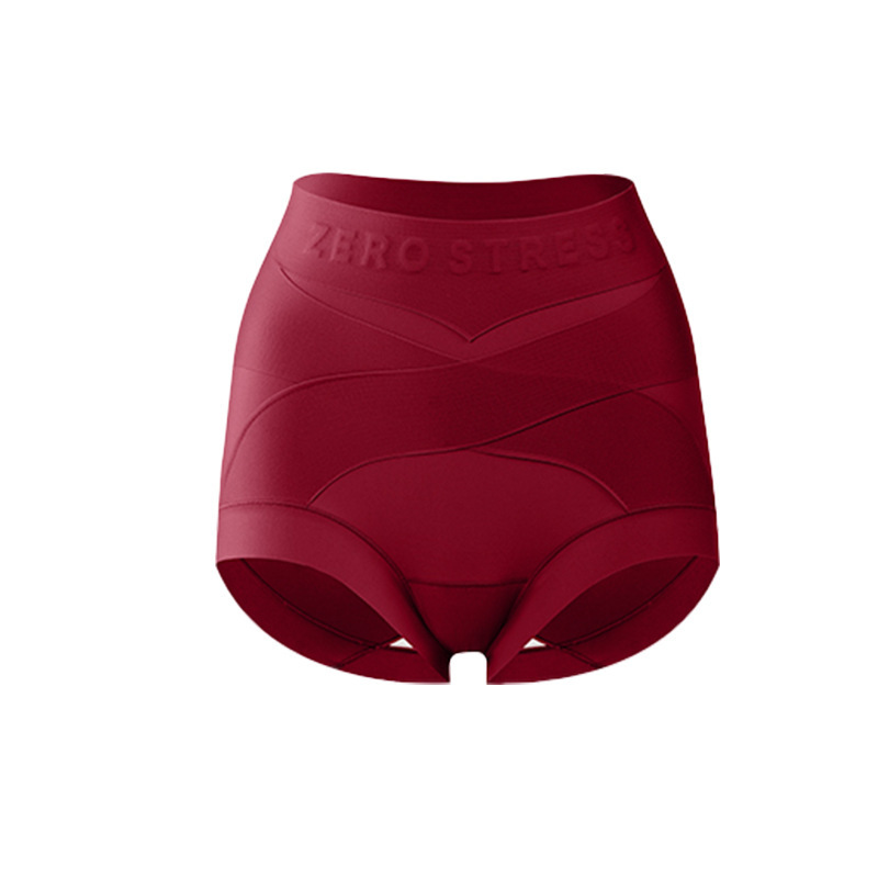 Women's Double Pressurized Warm Velvet Milk Leather Breathable Tummy Tuck Pants