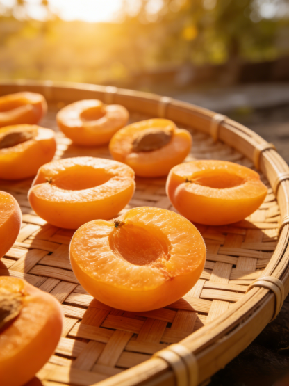 Sugar-lowering and lipid-lowering pitted dried apricots