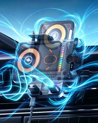 Wireless fast charging car phone holder