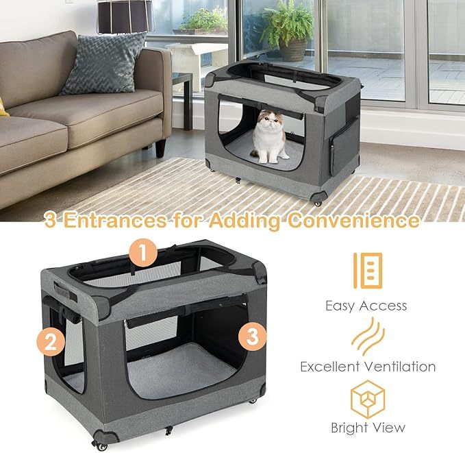 Folding Cat Racing Cage