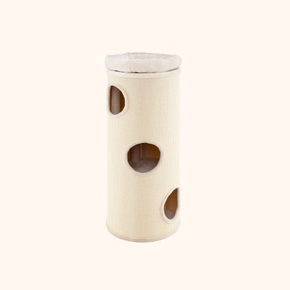 Furfurst 4-Story Cat House for Multiple Cats 112 cm Elevated Cat Cave Bed