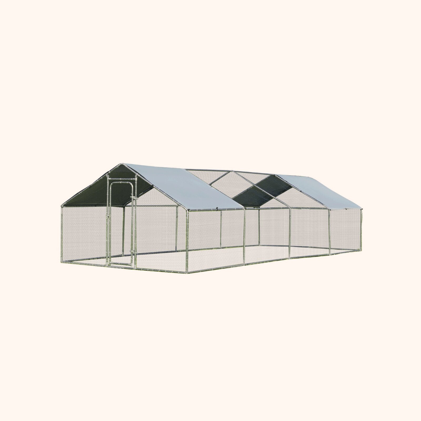 Furfurst Large Walk In Chicken Coop Run House 