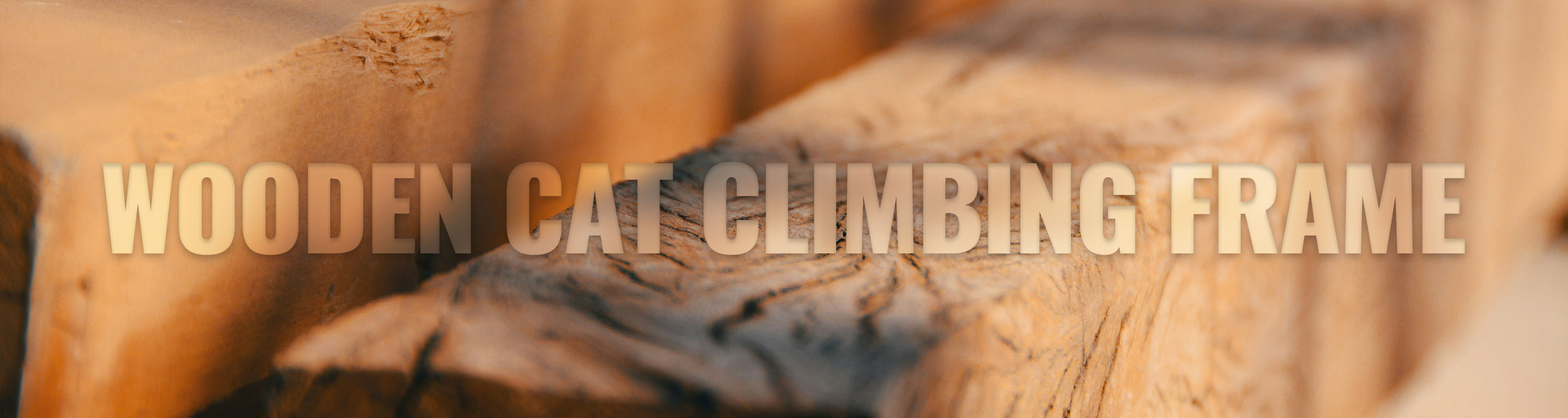 Wooden cat climbing frame