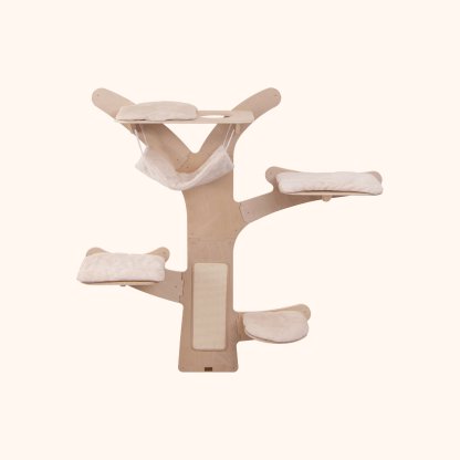 Furfurst Wall-Mounted Cat Tower with 4 Platforms and Sisal Scratching Mat