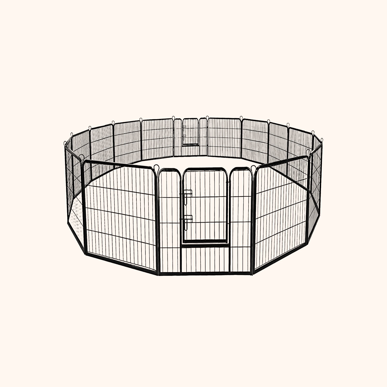 Furfurst 100cm 8 Panel Height Pet Playpen with Anti-Rust Material for Dog/Cat