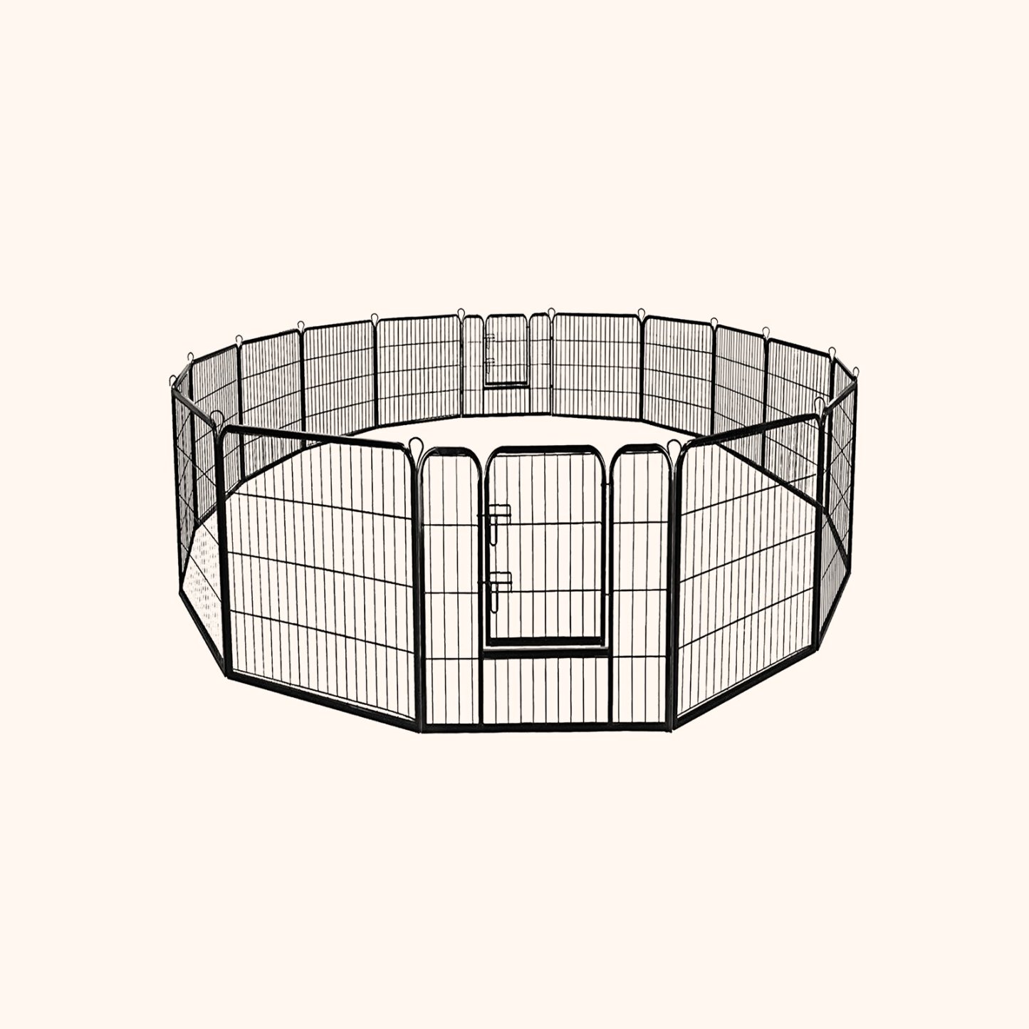 Furfurst 100cm 8 Panel Height Pet Playpen with Anti-Rust Material for Dog/Cat