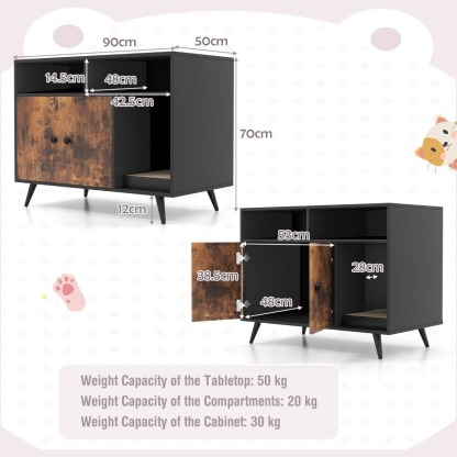 Furfurst 150cm Cat Tree + Cat Litter Box