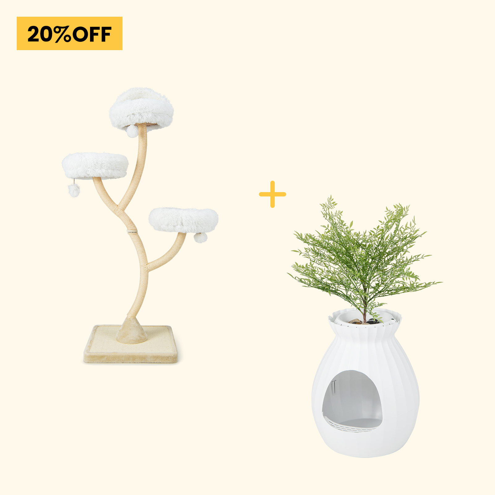 Furfurst 178cm Cat Tree + Cat Litter Box Furniture