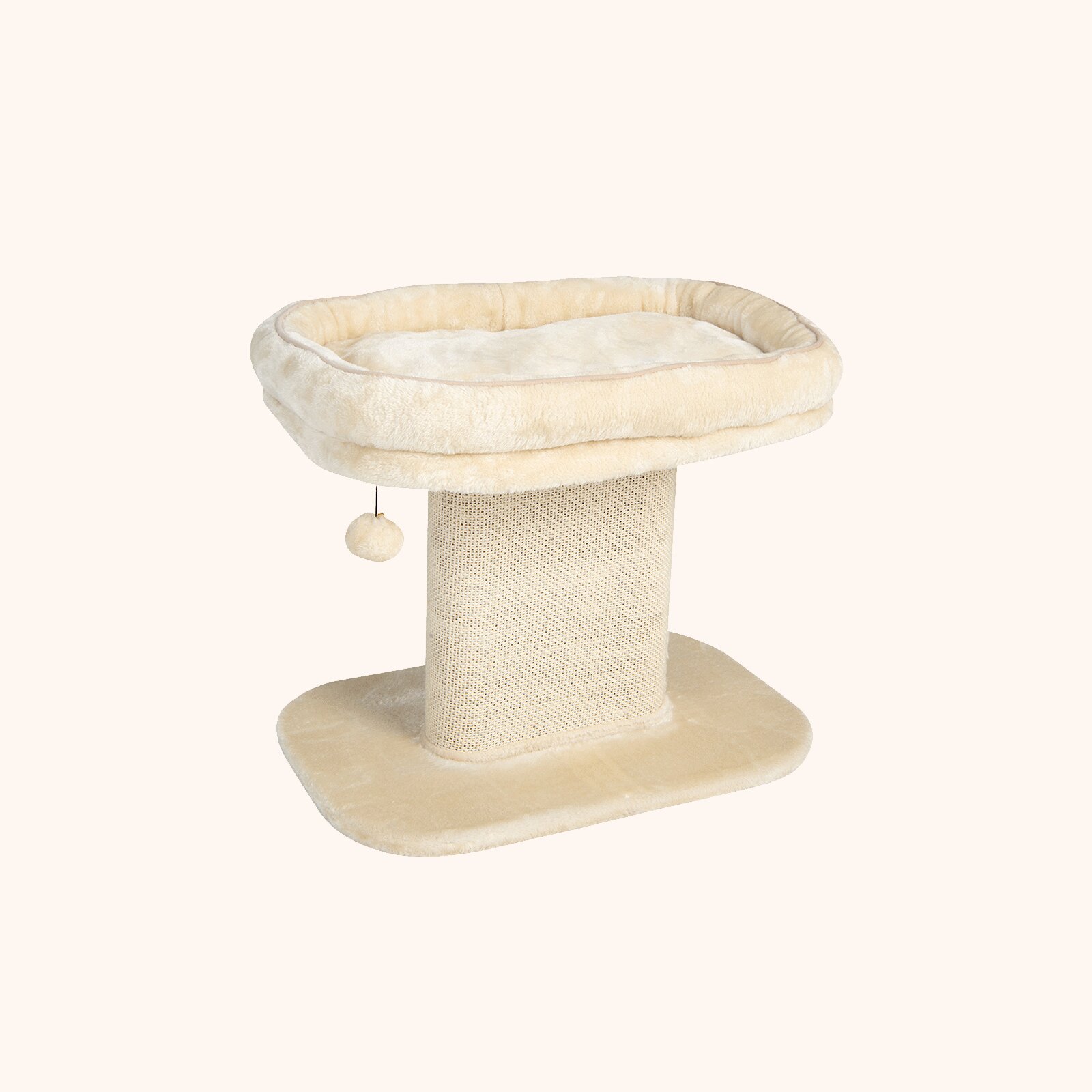 Furfurst Modern Cat Tree Tower for Kittens with Large Plush Perch for Indoor