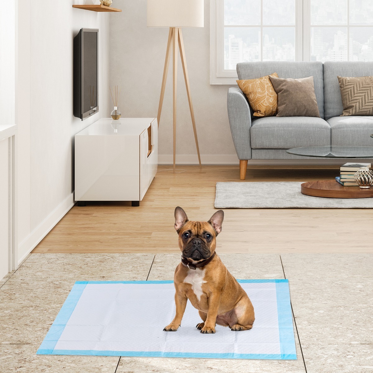150 Pieces Training Puppy Pee Pads with Super Absorbent for Doggies