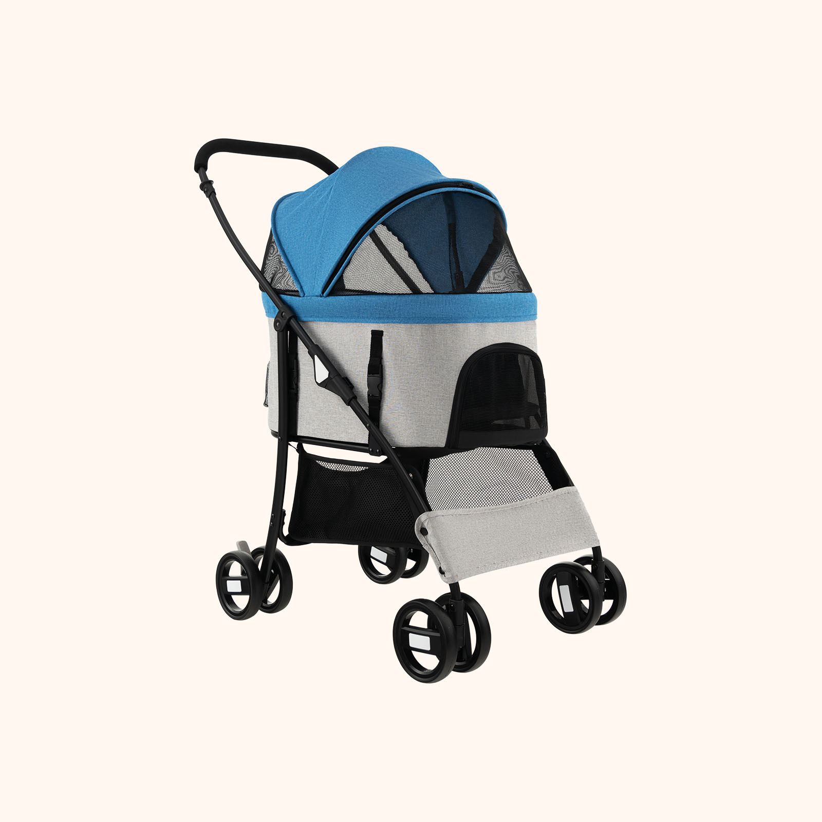 Furfurst 3-In-1 Pet Stroller with Removable Car Seat Carrier