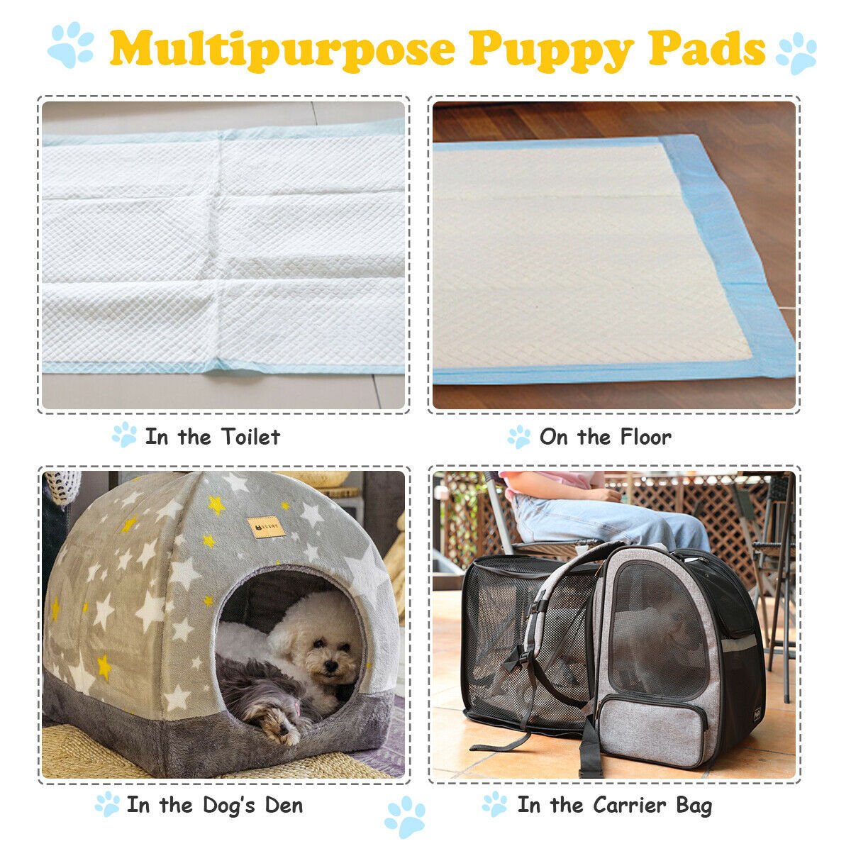 150 Pieces Extra Large Dog Pee pads with Super Absorbent for Doggies