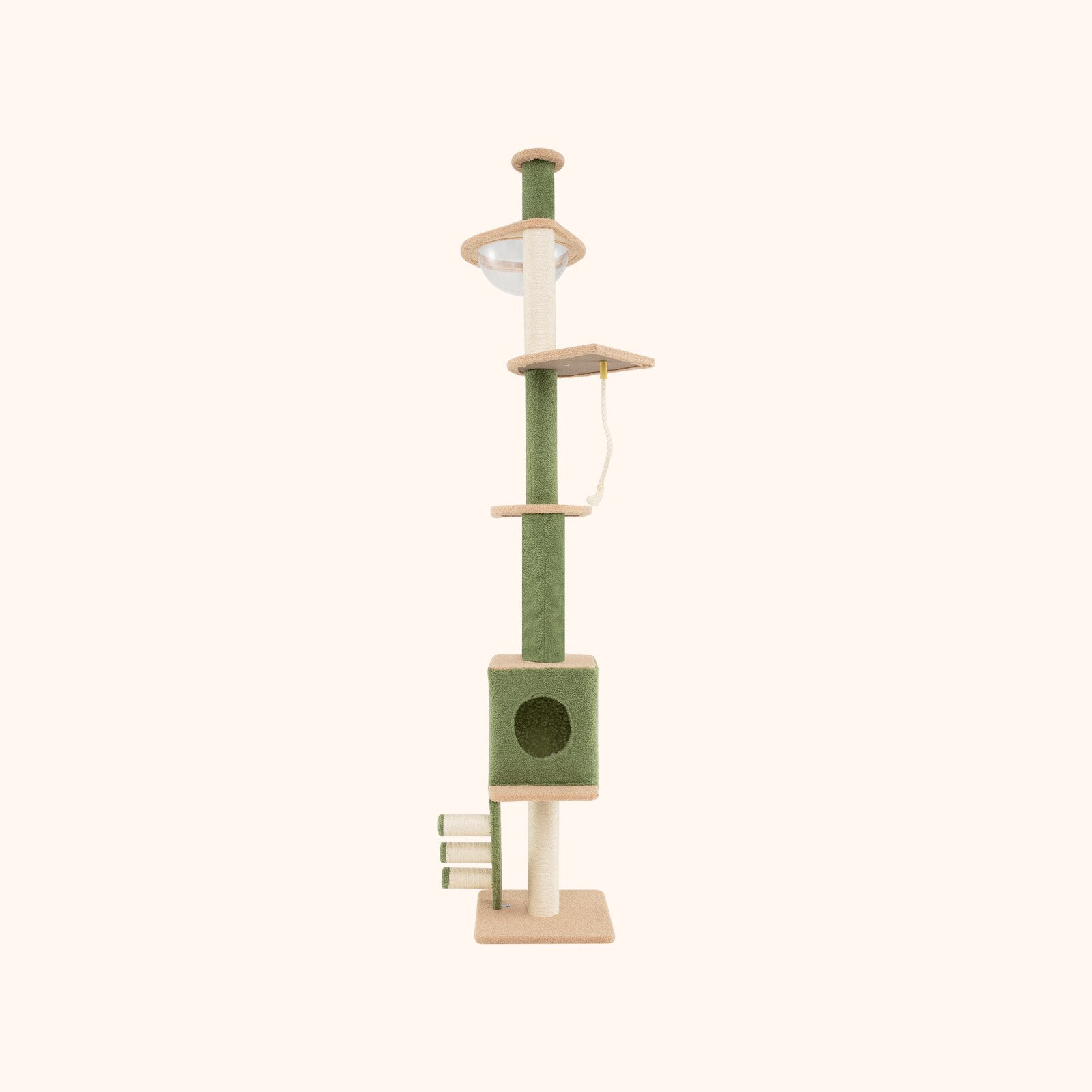 Furfurst Floor to Ceiling Cat Tree with Adjustable Height and Extra Post