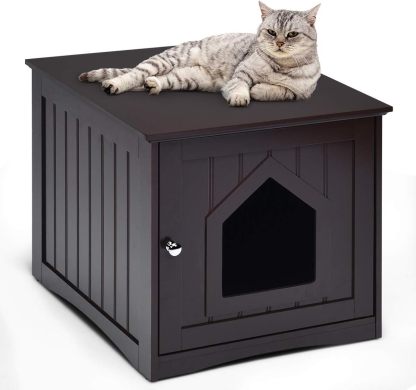 Furfurst Cat Hidden Litter Enclosure Box