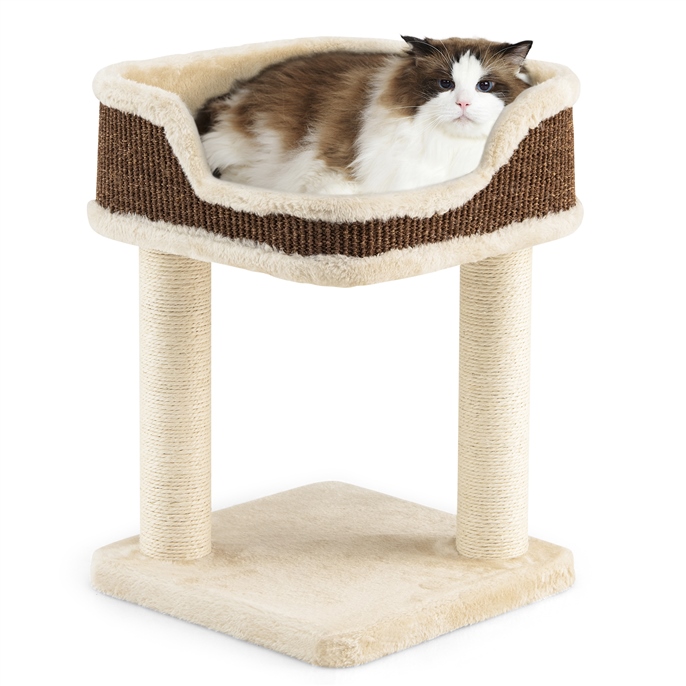 Furfurst Compact Cat Tree Tower for Scratching, Relaxing & Sleeping