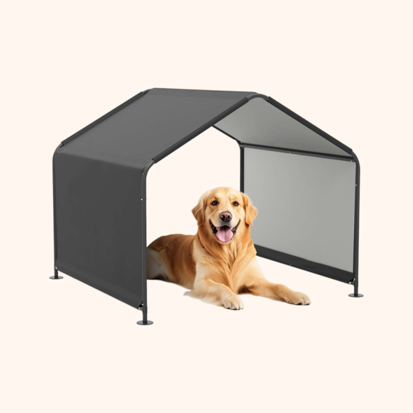 Furfurst Dog Shade Shelter with Waterproof Roof for Large Medium Small Breeds