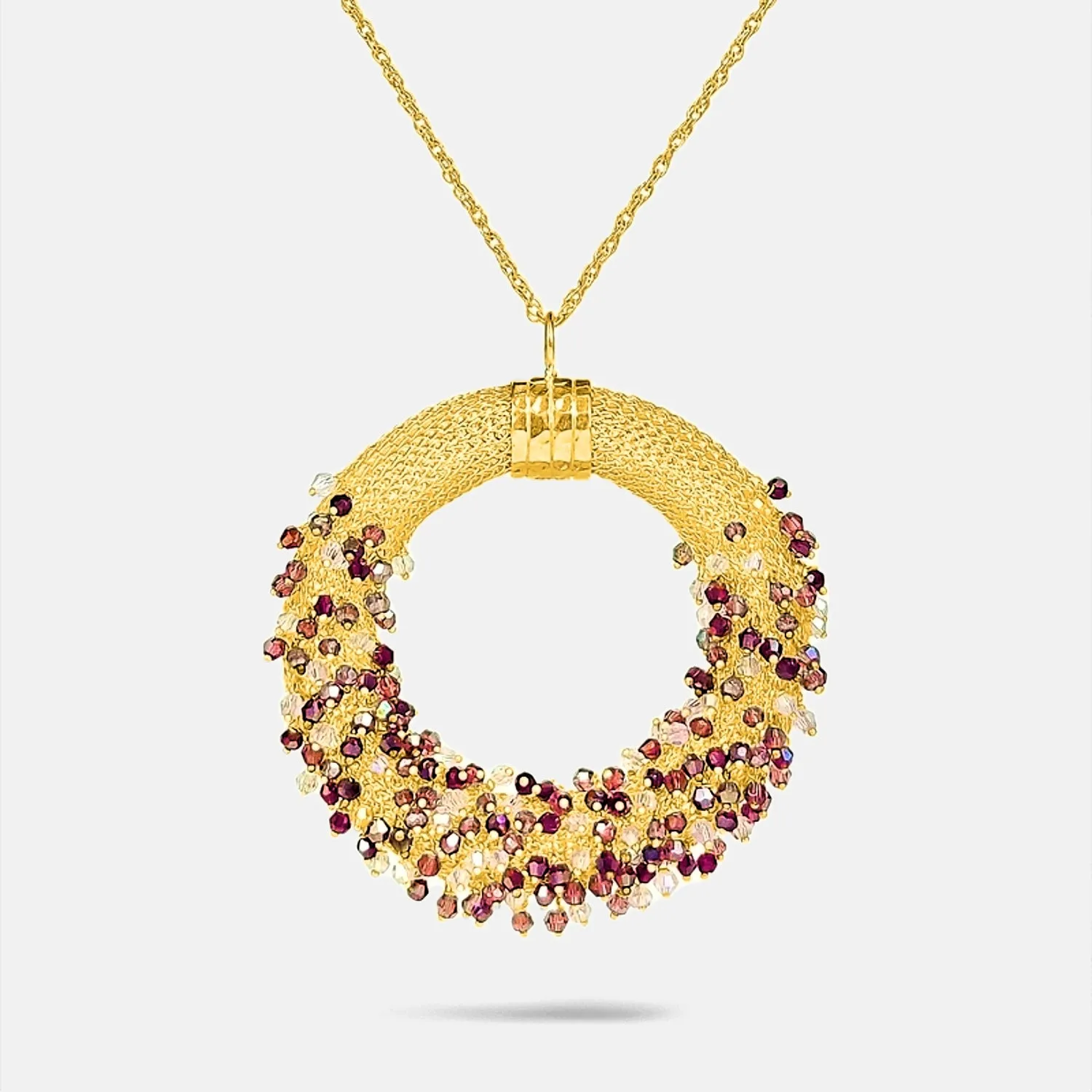 MUSE Gold Red Necklace Romeo Delauris