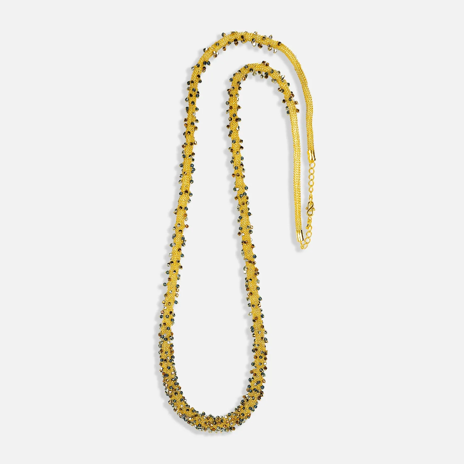 Clio Gold Metalic Necklace Romeo Delauris