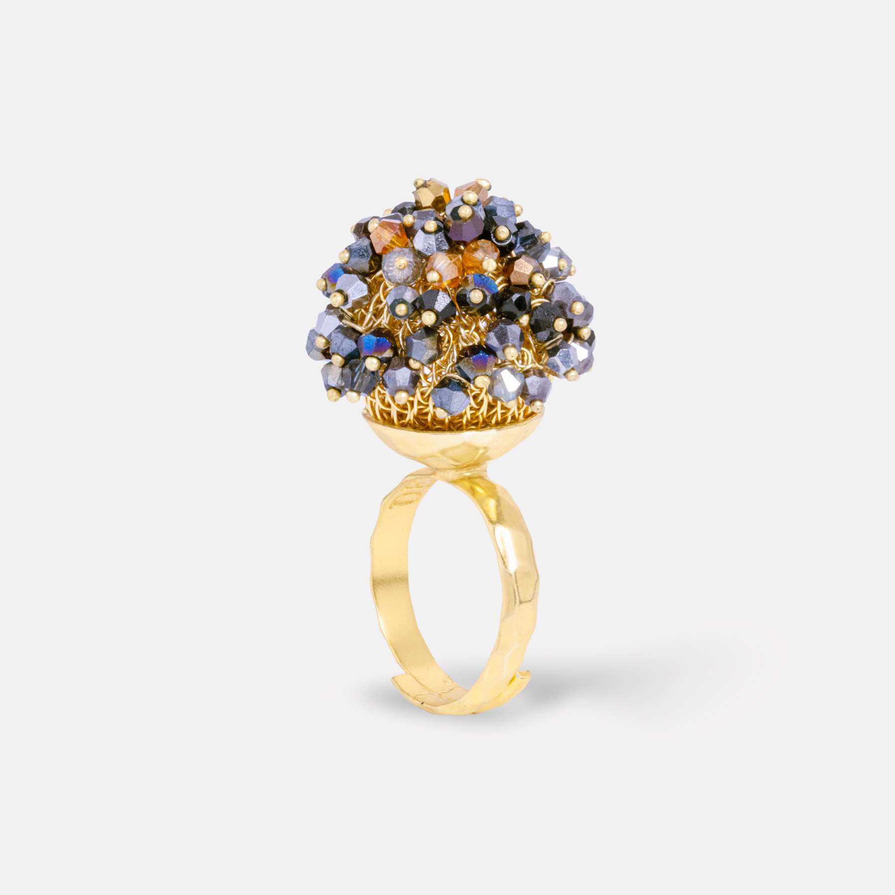 Aria Gold Metalic Ring Romeo Delauris