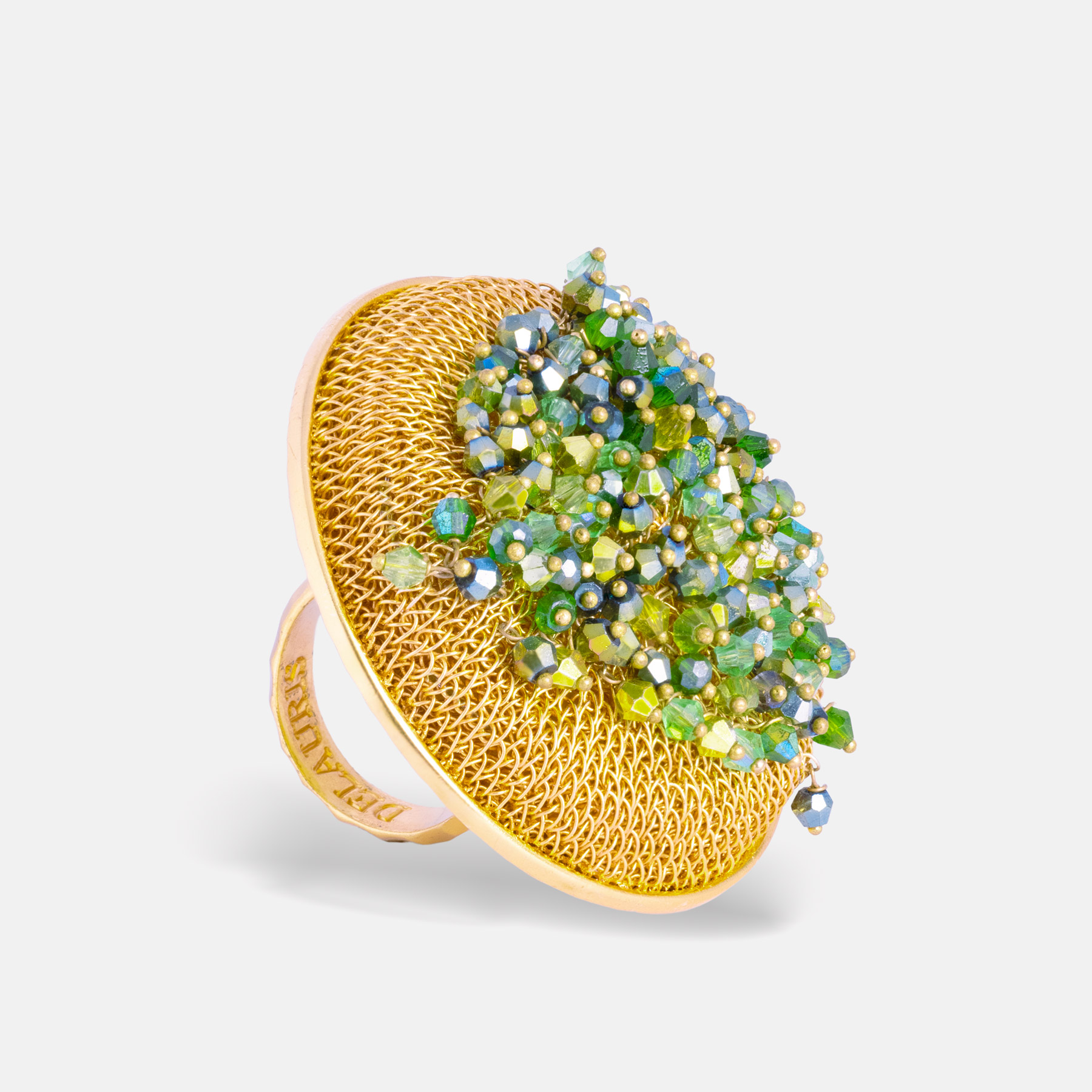 Eros Gold Green Ring Romeo Delauris