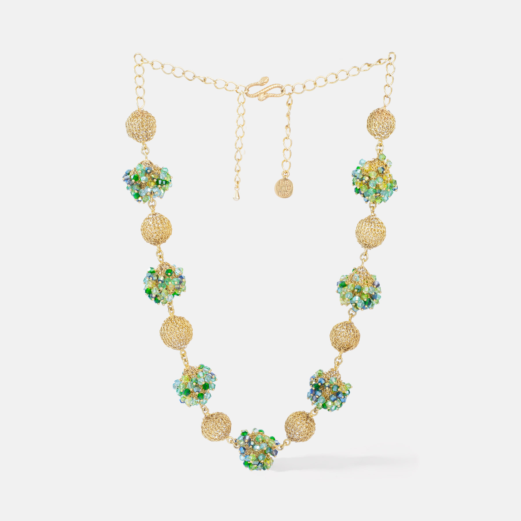 Moira Gold Green Necklace Romeo Delauris