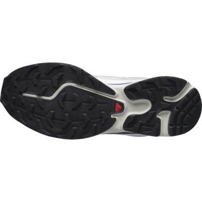 SALOMON UNISEX XT-6 SHOES - White/Lunar Rock/Liberty