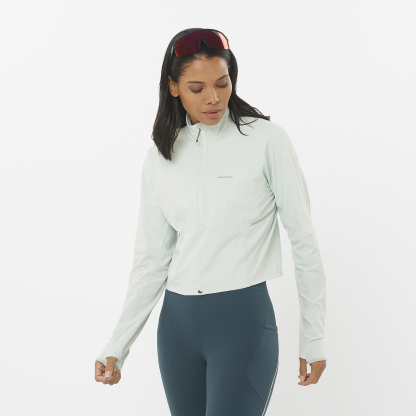 SENSE AERO HYBRID CROPPED PULLOVER