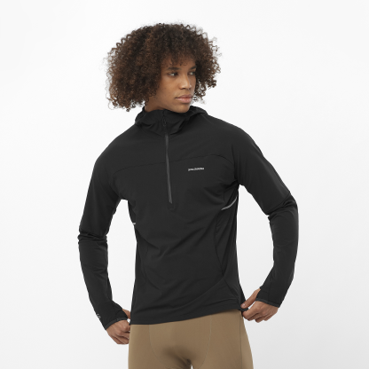 SENSE AERO HYBRID HALF ZIP HOODED