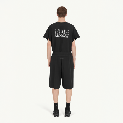 DRAPY SHORT FOR MM6 DEEP BLACK