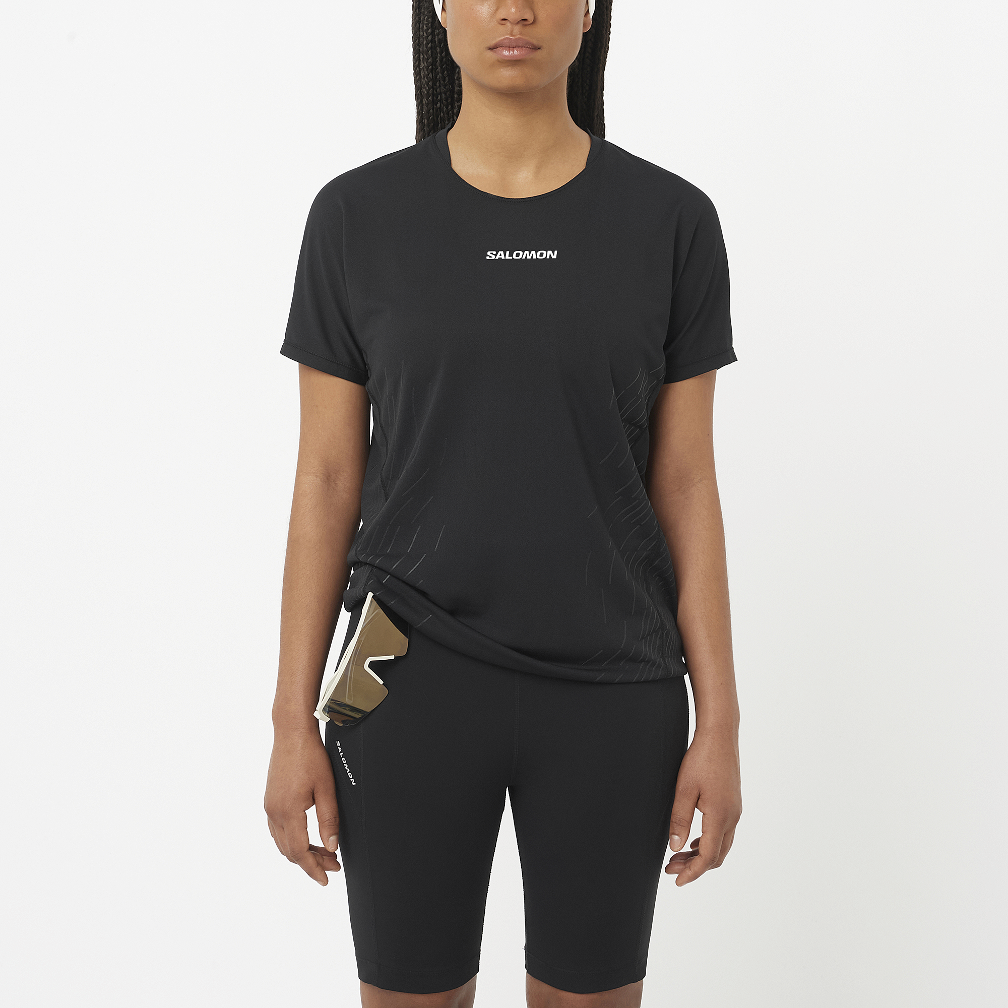 SALOMON SENSE AERO SHORT SLEEVE TEE GFX W