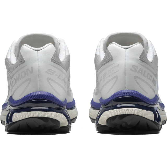 SALOMON UNISEX XT-6 SHOES - White/Lunar Rock/Liberty