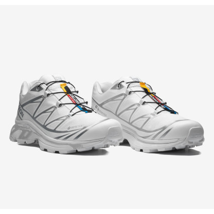 Salomon Unisex XT-6 GTX - White/White/FTW Silver