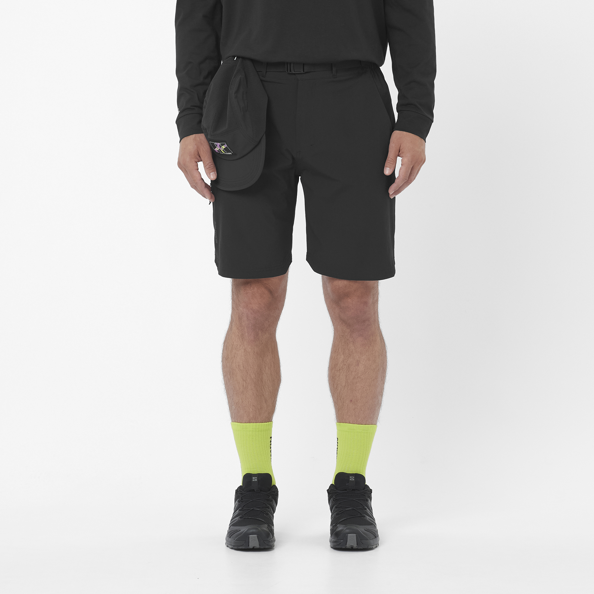 SALOMON MEN WAYFARER 2.0 SHORTS M DEEP BLACK