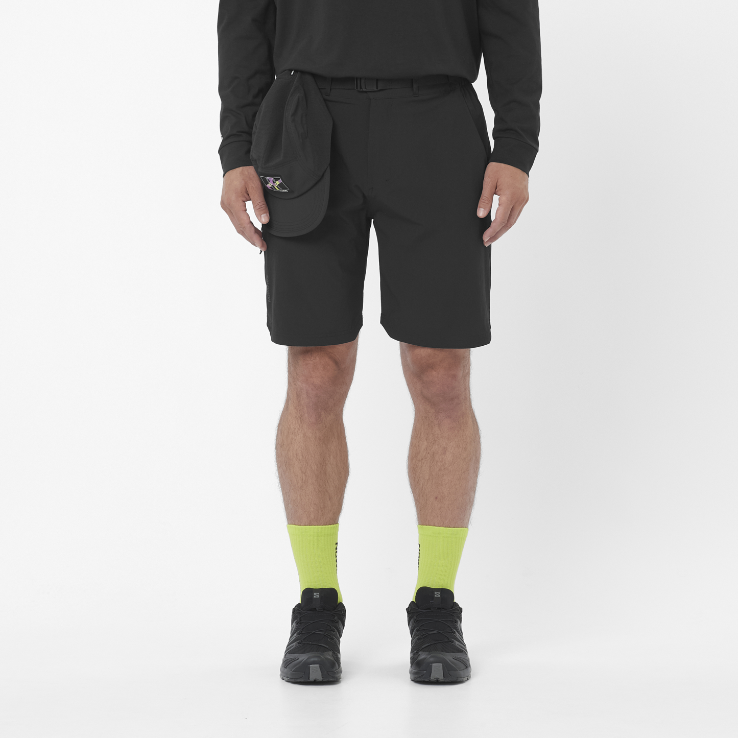 SALOMON MEN WAYFARER 2.0 SHORTS M DEEP BLACK