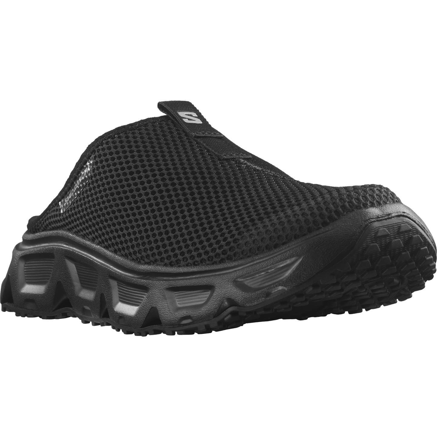 SALOMON MEN SHOES REELAX SLIDE 6.0 BLACK/BLACK/ALLOY